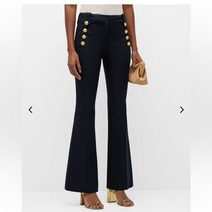 Derek Lam 10 Crosby Robertson Cropped Flare Sailor Pants